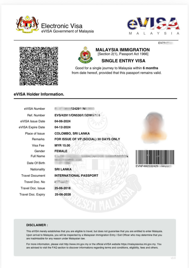 Malaysia eVisa